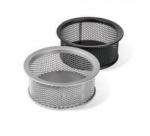 Dėžutė smulkmenoms Forpus, juoda, perforuoto metalo