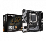 Gigabyte | B650I AX 1.0 | Processor family AMD | Processor socket AM5 | DDR5 DIMM | Supported hard disk drive interfaces SATA, M.2 | Number of SATA connectors 2