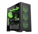 Gamemax Case | LEADER 2 BK | Black | E-ATX | Power supply included No