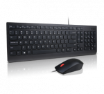 Lenovo Essential Wired Combo Keyboard and Mouse | Keyboard and Mouse Set | Wired | Mouse included | Nordic | Black