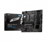 MSI | PRO B760M-P DDR4 | Processor family Intel | Processor socket  LGA1700 | DDR4 DIMM | Memory slots 4 | Supported hard disk drive interfaces  SATA, M.2 | Number of SATA connectors 4 | Chipset Intel B760 | mATX