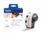 Brother DK-11218 Round Labels, Black on White Paper, 24 mm, 1000 labels per roll