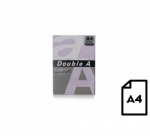 Spalvotas popierius Double A, 80g, A4, 500 lapų, Levender