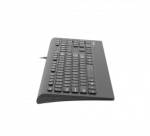 Natec Keyboard, Barracuda, US Layout, Slim | Natec | Keyboard | Barracuda | Standard | Wired | US | Black | 529 g