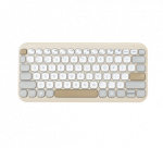 Asus Marshmallow KW100 | Keyboard | Wireless | US International | Oat Milk | Bluetooth