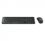 Logitech MK220 Combo Belaidė klaviatūra + pelė, US, Juoda