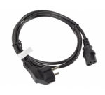 Lanberg | CEE 7/7 to IEC 320 C13 Power Cord | CA-C13C-10CC-0018-BK