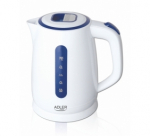 Adler | Kettles | AD 1234 | Standard kettle | 2200 W | 1.7 L | Plastic | 360&deg; rotational base | White