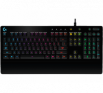 Logitech G213 PRODIGY Laidinė žaidimų klaviatūra, RGB Ap&scaron;vietimas, USB, US Int, Juoda