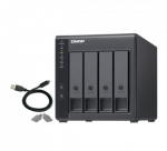 QNAP | 4-Bay | TR-004 | Up to 4 HDD/SSD Hot-Swap | Micro processor with hardware RAID