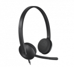 Logitech H340 USB Laidinės ausinės USB-A, Juoda
