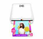 Kodak STEP Momentinis mobilus nuotraukų spausdintuvas spalvotas ZINK 2x3'' 1 ppm, Bluetooth, Balta