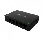 Lanberg Switch 5x1GB/s Unmanagment Gigabit Ethernet Desktop 12V metal case | DSM1-1005 | Unmanaged | Desktop