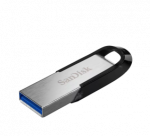 SanDisk Ultra Flair USB atmintinė 32GB, USB-A 3.0, Juoda/Sidabrinė