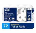Tualetinis popierius rulonėliais Tork Premium Extra Soft  T4, 3sl. (72 rulon.)