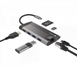 Natec | USB-C Multiport Adapter | NMP-1690 | Grey | USB Type-C | 0.15 m