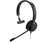 Jabra Evolve 20 MS Mono Laidinės ausinės, USB-A, Juoda
