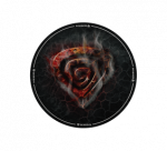 Genesis Tellur 400 Round Lava Floor Mat | Black