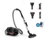 Philips | Vacuum cleaner | XD6142/12 | Bagged | Power 900 W | Dust capacity 4 L | Deep black