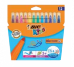 BIC Flomasteriai KID Couleur XL, 12 spalvų rinkinys NP