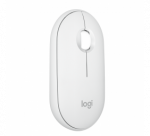 Logitech Pebble 2 M350s Belaidė pelė, RF Wireless + Bluetooth, 4000 DPI, Tonal White
