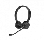 Jabra Evolve 65 TE MS Stereo Link390a Belaidės ausinės, Bluetooth, USB-A, Juoda