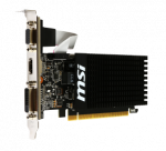 MSI | GT 710 2GD3H LP | NVIDIA | 2 GB | GeForce GT 710 | DDR3 | DVI-D ports quantity 1 | HDMI ports quantity 1 | PCI Express 2.0 x16 (uses x8) | Memory clock speed 1600 MHz | Processor frequency 954 MHz | VGA (D-Sub) ports quantity 1