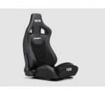 Next Level Racing | PU Leather and Suede | Reclining Seat | ERS4 Elite PU Leather & Suede Edition | Black