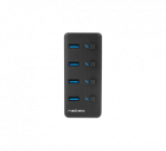 Natec USB 3.0 HUB, Mantis 2, 4-Port, On/Off with AC Adapter | Natec | 4 Port Hub With USB 3.0 | Mantis NHU-1557 | Black