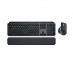Logitech MX Keys S Combo Belaidė klaviatūra ir pelė + Atrama rie&scaron;ui, US Int, Graphite