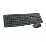 Logitech MK235 Combo Belaidė klaviatūra + pelė, US, Pilka