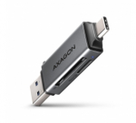 AXAGON Mobile USB 3.2 Gen 1 MINI card reader with USB-C and USB-A connectors | CRE-DAC
