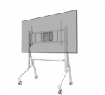 Neomounts Floor stand | FL50-575WH1 TV trolley | Adjustable Height | 65-110 " | Maximum weight (capacity) 125 kg | White