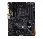Asus | TUF GAMING B550-PLUS WIFI II | Processor family AMD | Processor socket AM4 | DDR4 DIMM | Memory slots 4 | Supported hard disk drive interfaces  SATA, M.2 | Number of SATA connectors 6 | Chipset AMD B550 | 30.5cm x 24.4cm