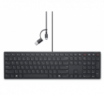 Dell | KB525C | Keyboard | Wired | Russian | Black | USB-C
