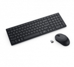 Dell | Silent Keyboard and Mouse | KM555 | Keyboard and Mouse Set | Wireless | Ukrainian (QWERTY) | Black | 2.4 GHz, Bluetooth 5.1 | Wireless connection