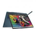 Lenovo- Yoga 7 2-in-1 14AKP10 AMD | Tidal Teal | 14 " | OLED | Touchscreen | WUXGA | 1920 x 1200 pixels | Glossy | AMD Ryzen AI 5 | 340 | 16 GB | Soldered LPDDR5 | Solid-state drive capacity 512 GB | AMD Radeon 840M Graphics | Windows 11 Home | 802.1 ...