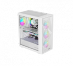 Genesis Gaming PC Case | Diaxid 605 ARGB | White | Midi Tower | Power supply included No