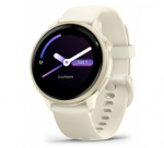 Garmin Vivoactive 6 I&scaron;manusis laikrodis 30.4 mm Lunar Gold with Bone Band