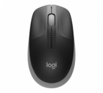 Logitech M190 Full-Size Belaidė pelė, RF Wireless, 1000 DPI, Mid Grey