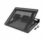 Natec | Laptop Cooler Pad, 2 Fans | Tern 2 Plus | Black