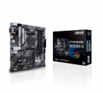 Asus | PRIME B550M-A | Processor family AMD | Processor socket AM4 | DDR4 | Memory slots 4 | Supported hard disk drive interfaces M.2, SATA | Number of SATA connectors 4 | Chipset AMD B | Micro ATX