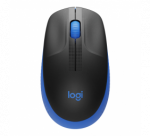 Logitech M190 Full-Size Belaidė pelė, RF Wireless, 1000 DPI, Mėlyna