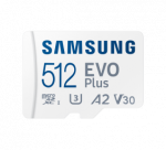 Samsung | microSD Card | EVO Plus | 512 GB | microSDXC | Flash memory class 10