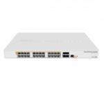 CRS328-24P-4S+RM Gigabit Ethernet POE/POE+ router/switch | 12 month(s) | PoE/Poe+ ports quantity 24