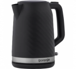 Gorenje | Kettle | K17SPB | Electric | 2200 W | 1.7 L | 360&deg; rotational base | Plastic | Black