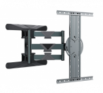 Gembird | Wall mount | WM-80STR-01 | Tilt, swivel, rotate | 40-80 " | Maximum weight (capacity) 50 kg | Black