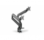 Digitus Desk Mount | DA-90427 | Adjustable Height, Rotate, Tilt, Swivel | 15-35 " | Maximum weight (capacity) 2x15 kg | Black