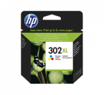 HP 302XL Tri-Colour (F6U67AE) Ra&scaron;alinė kasetė, CMY