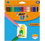 Bic Spalvoti pie&scaron;tukai Tropicolors 24 spalvų rinkinys, 022510